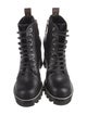 Louis Vuitton LV Monogram Leather Combat Boots