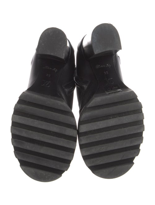 Louis Vuitton LV Monogram Leather Combat Boots