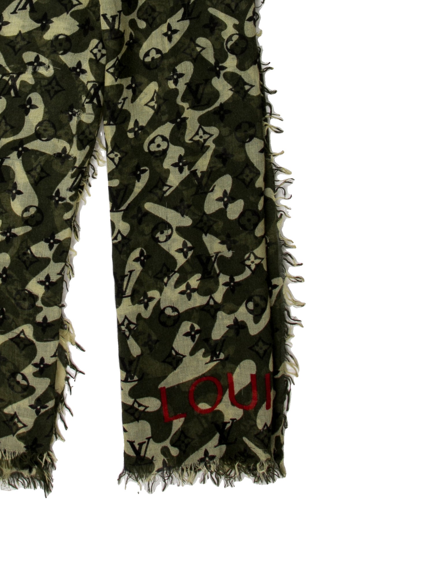 Louis Vuitton x Takashi Murakami Monogramouflage Cashmere Stole