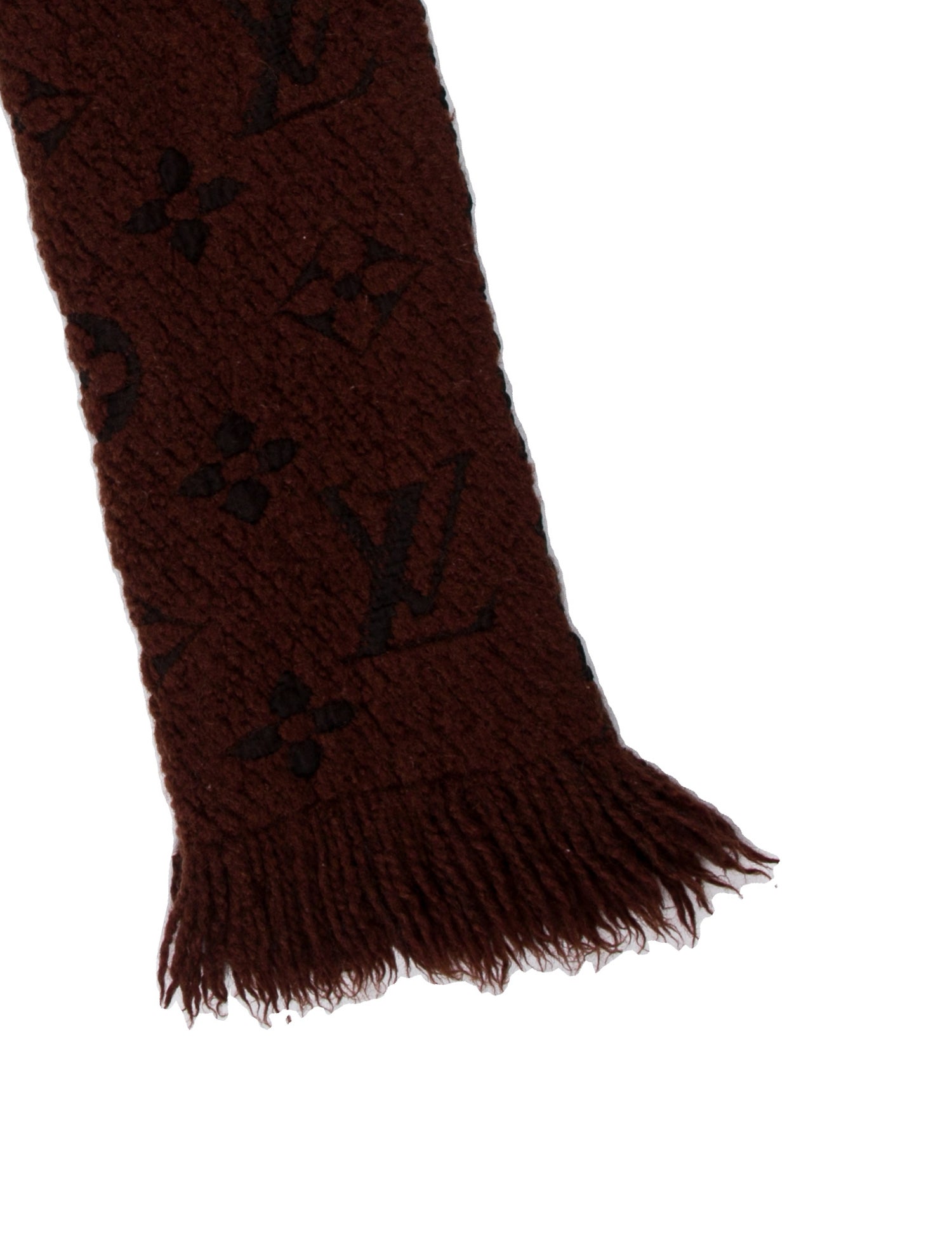 Louis Vuitton Logomania Wool Scarf