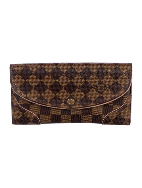 Louis Vuitton 2015 Damier Ebene Pattern Caïssa Wallet