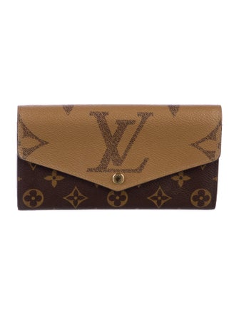 Louis Vuitton Monogram Reverse Coated Canvas Sarah Wallet