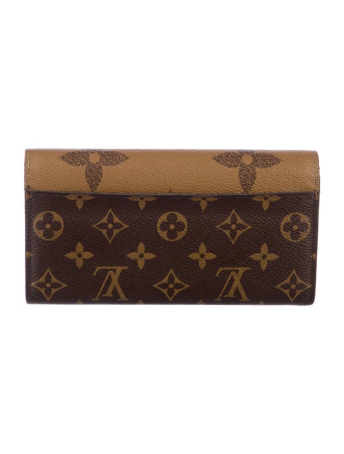 Louis Vuitton Monogram Reverse Coated Canvas Sarah Wallet