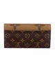 Louis Vuitton Monogram Reverse Coated Canvas Sarah Wallet