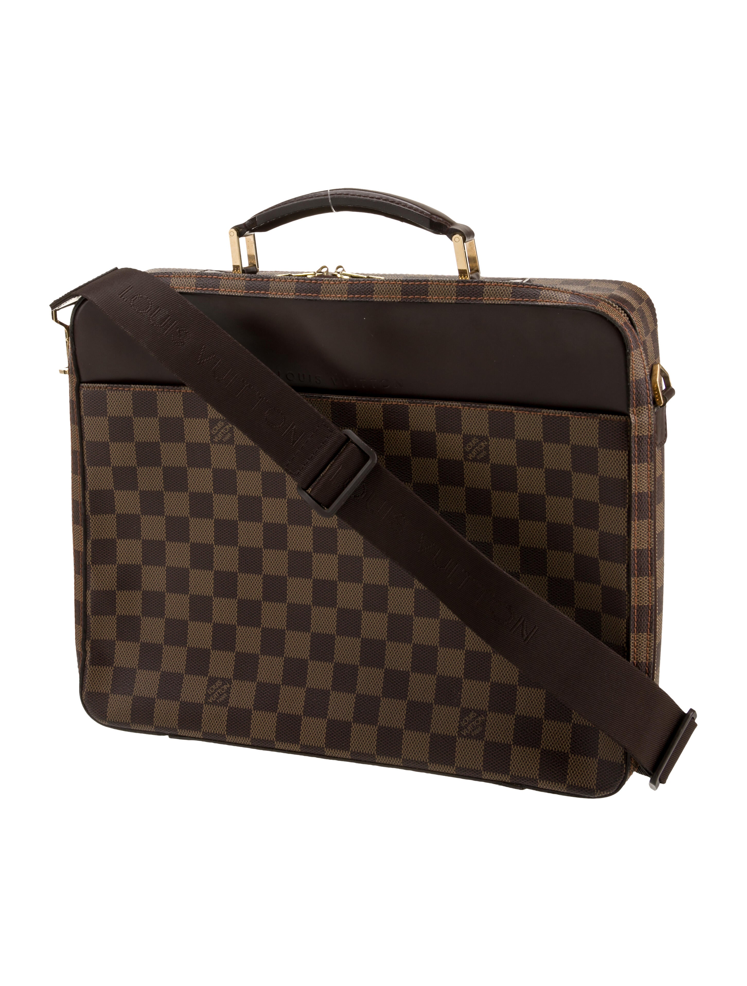 Louis Vuitton Damier Ebene Porte Ordinateur Sabana Vintage