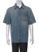 Louis Vuitton 2025 Signature Logo Denim Shirt
