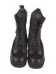 Louis Vuitton LV Monogram Suede Combat Boots