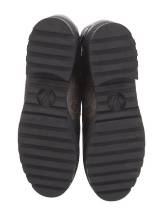 Louis Vuitton LV Monogram Suede Combat Boots