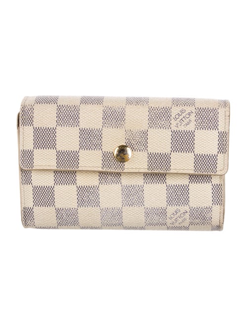 Louis Vuitton 2009 Damier Azur Pattern Alexandra Wallet
