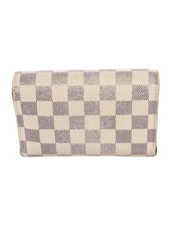 Louis Vuitton 2009 Damier Azur Pattern Alexandra Wallet