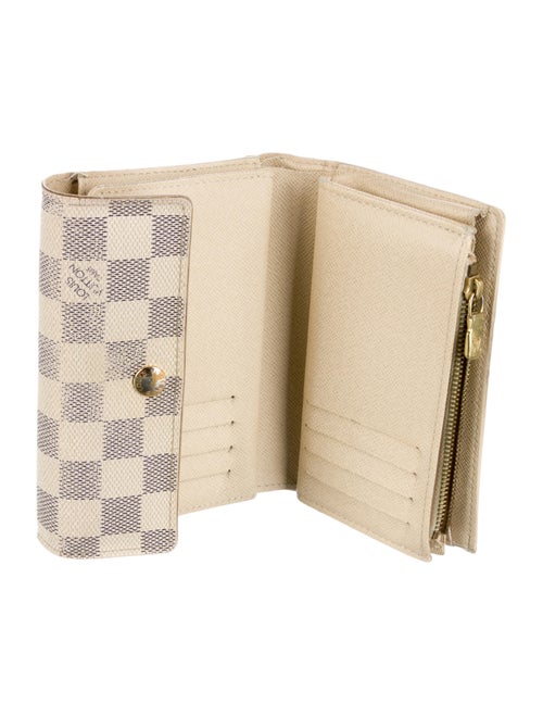Louis Vuitton 2009 Damier Azur Pattern Alexandra Wallet