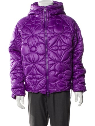 Louis Vuitton 2022 'Flower Quilted' Puffer Coat