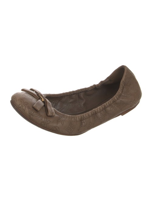 Louis Vuitton LV Monogram Leather Ballet Flats