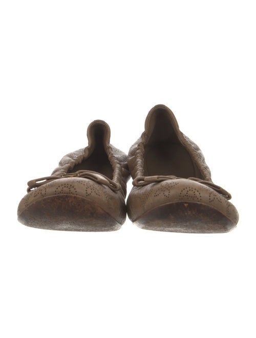 Louis Vuitton LV Monogram Leather Ballet Flats