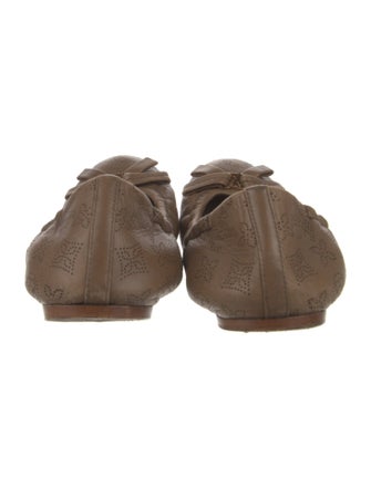 Louis Vuitton LV Monogram Leather Ballet Flats