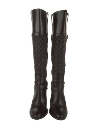 Louis Vuitton LV Monogram Leather Boots