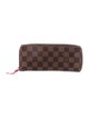 Louis Vuitton Damier Ebene Pattern Coated Canvas Clemence Wallet