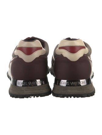 Louis Vuitton Leather Colorblock Pattern Sneakers