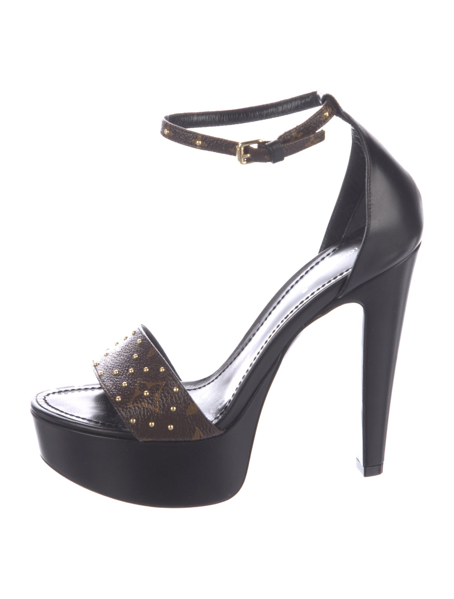 Louis Vuitton LV Monogram Leather Sandals