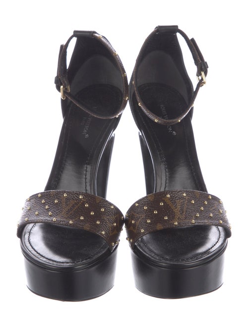 Louis Vuitton LV Monogram Leather Sandals