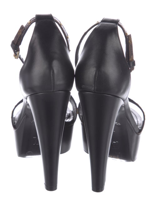 Louis Vuitton LV Monogram Leather Sandals