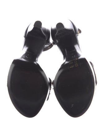 Louis Vuitton LV Monogram Leather Sandals