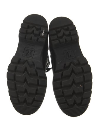 Louis Vuitton LV Monogram Leather Combat Boots