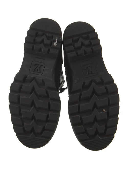 Louis Vuitton LV Monogram Leather Combat Boots