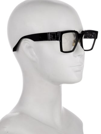Louis Vuitton Clear Millionaires Square Eyeglasses