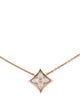 Louis Vuitton 18K Mother of Pearl Star Pendant Necklace
