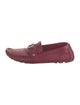 Louis Vuitton Leather Whipstitch Trim Moccasins