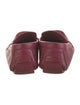 Louis Vuitton Leather Whipstitch Trim Moccasins