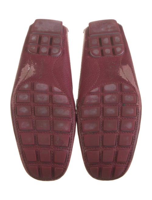 Louis Vuitton Leather Whipstitch Trim Moccasins