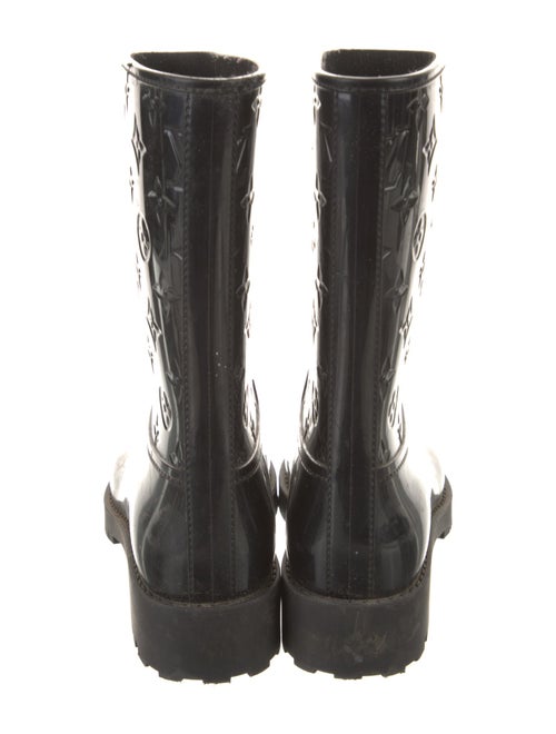 Louis Vuitton Monogram Pattern Rubber Rain Boots