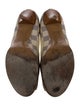 Louis Vuitton Damier Azur Pattern Bow Accents Pumps