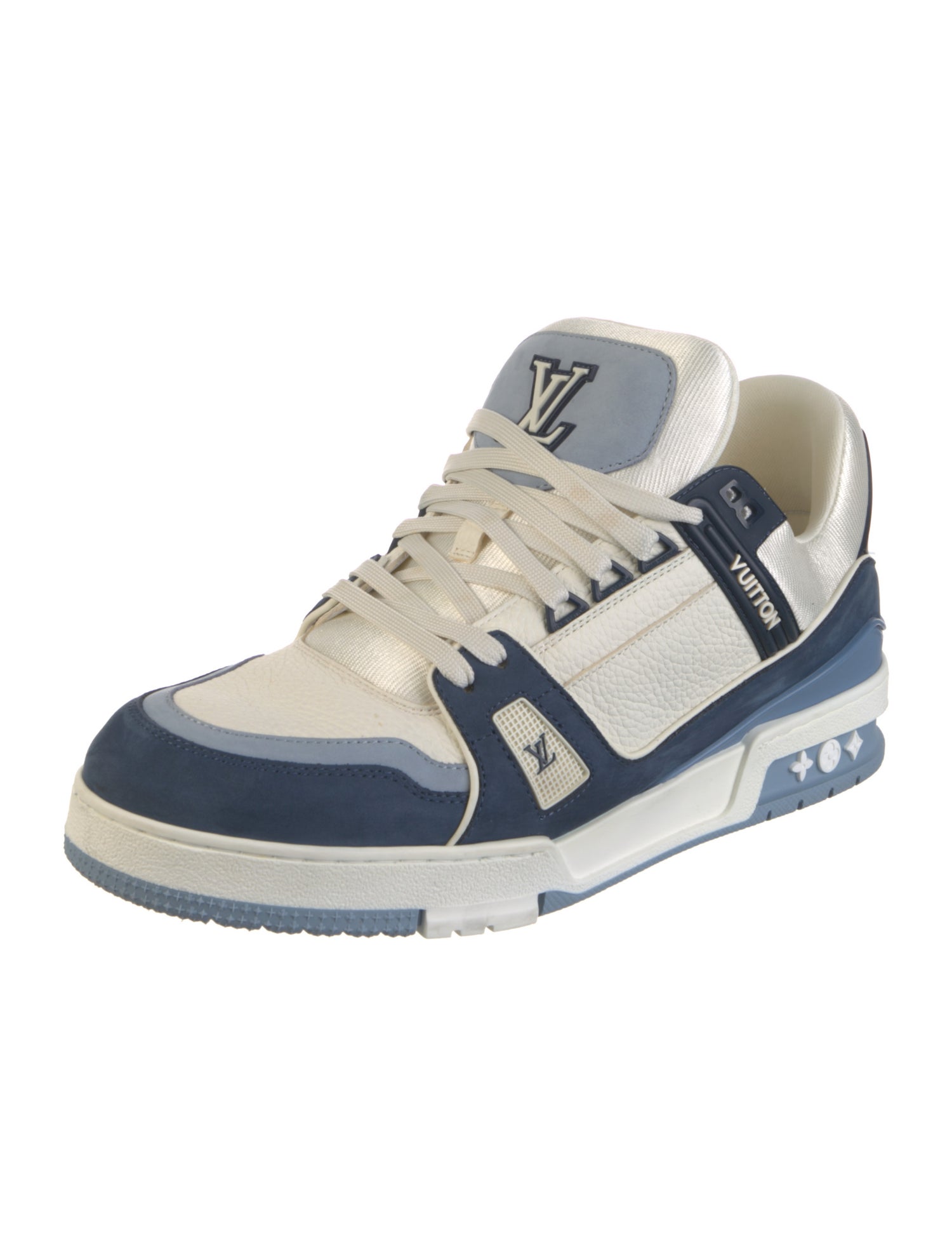 Louis Vuitton LV Trainer 'White Sky Blue' Sneakers