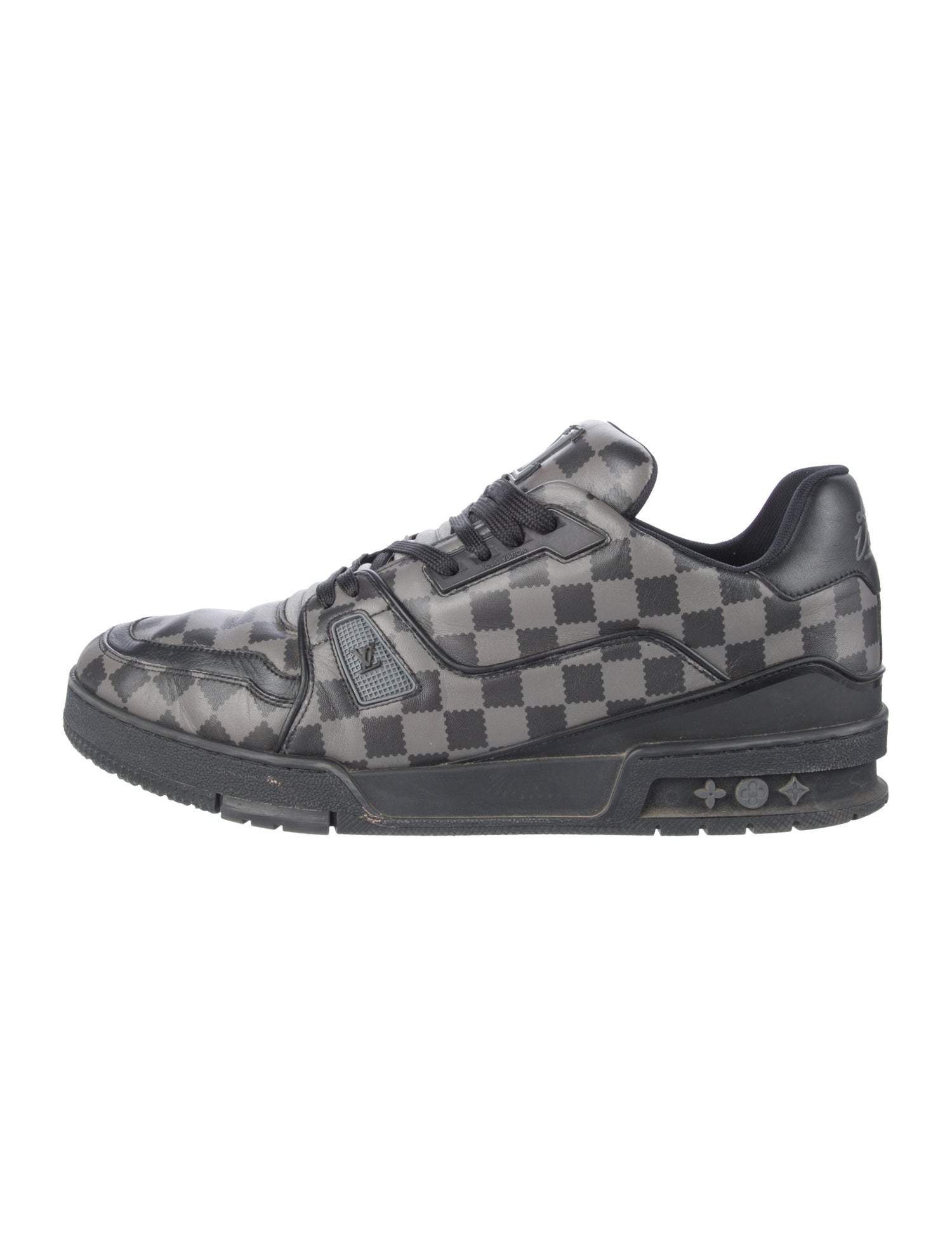 Louis Vuitton Damier Graphite Pattern Leather Sneakers