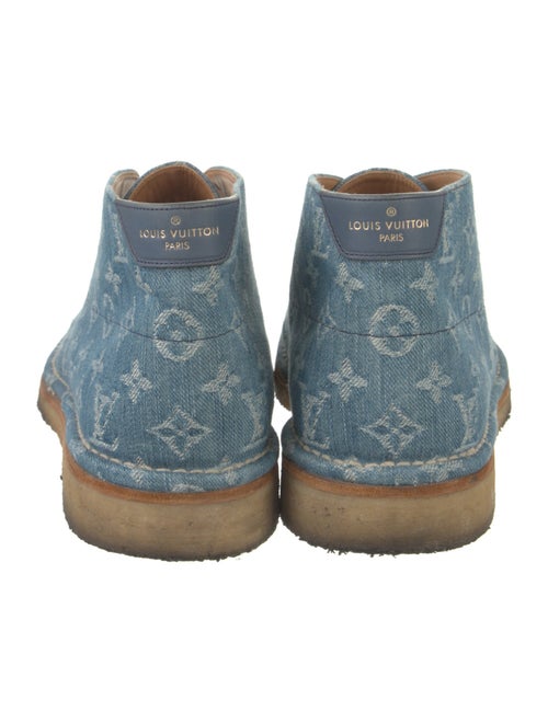 Louis Vuitton 2018 LV Monogram Lace-Up Boots