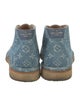 Louis Vuitton 2018 LV Monogram Lace-Up Boots