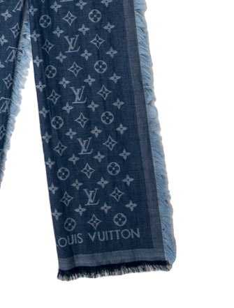 Louis Vuitton Silk Monogram Pattern Shawl