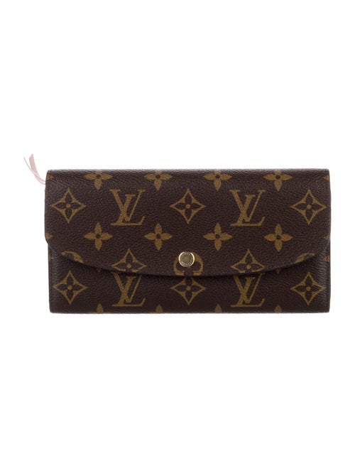 Louis Vuitton LV Monogram Coated Canvas Emilie Wallet