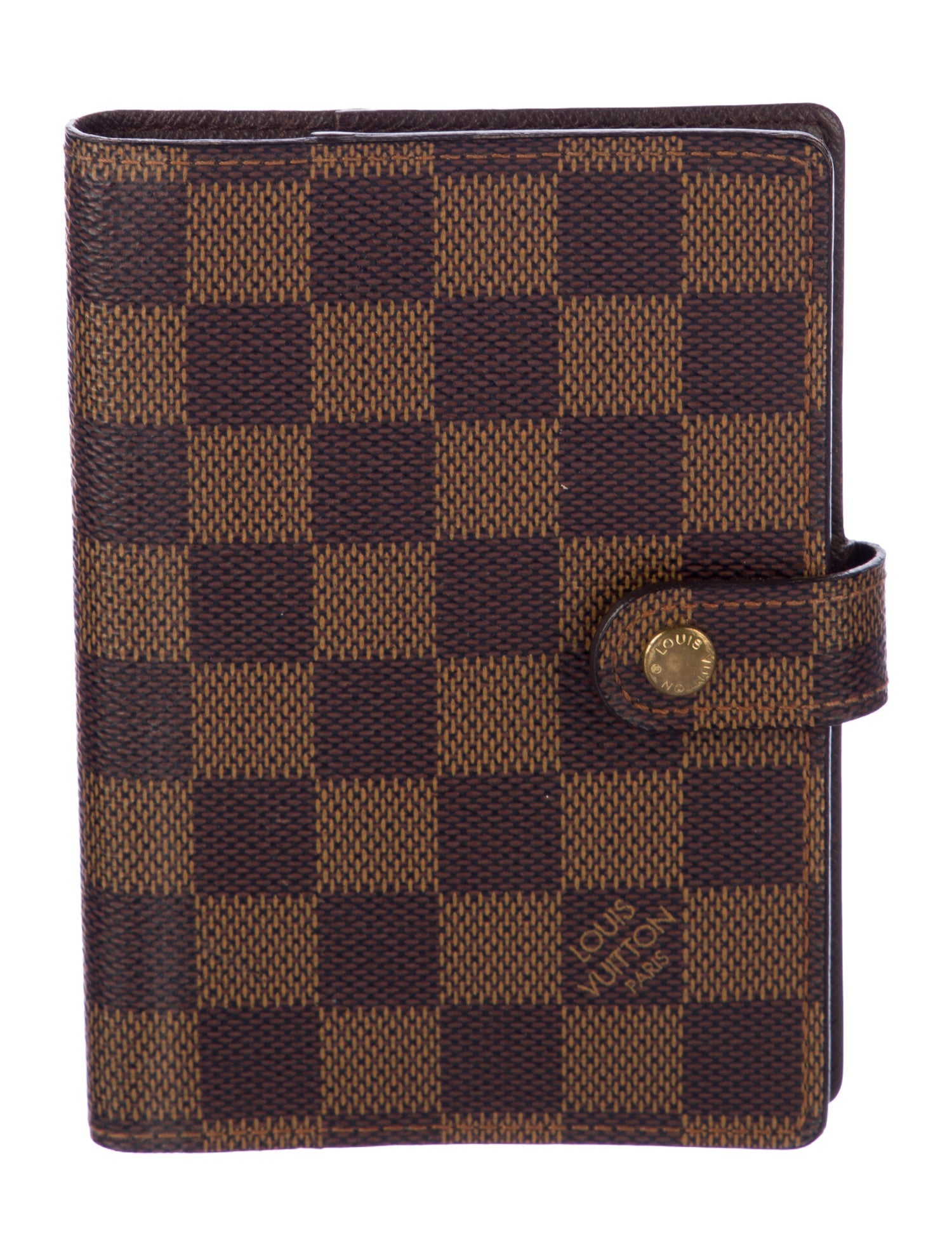Louis Vuitton Damier Ebene Small Ring Agenda Cover