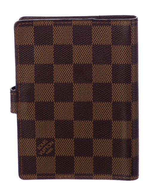 Louis Vuitton Damier Ebene Small Ring Agenda Cover