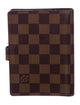 Louis Vuitton Damier Ebene Small Ring Agenda Cover
