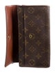 Louis Vuitton LV Monogram Coated Canvas Sarah Wallet