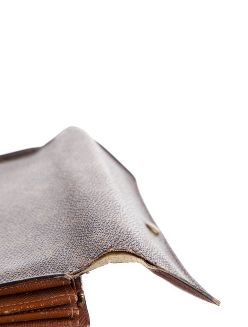 Louis Vuitton LV Monogram Coated Canvas Sarah Wallet