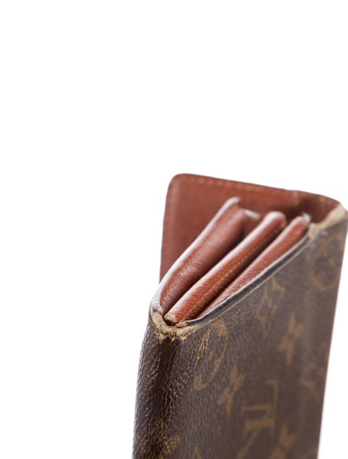 Louis Vuitton LV Monogram Coated Canvas Sarah Wallet