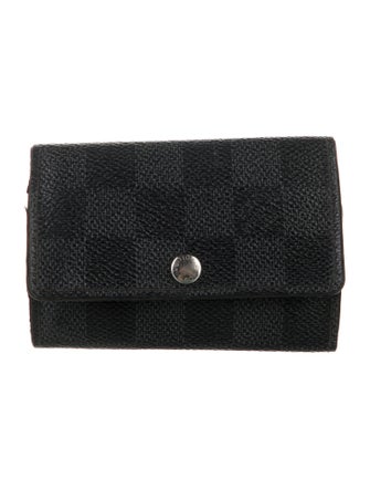 Louis Vuitton 2011 Damier Graphite Pattern Key Holder
