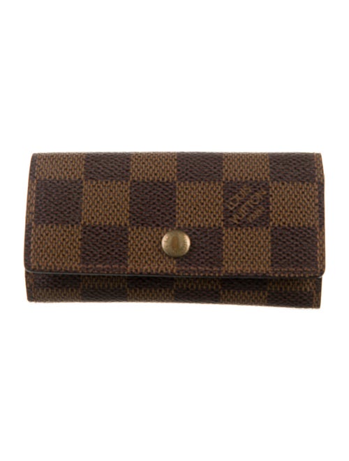 Louis Vuitton 2002 Damier Ebene Pattern Key Holder