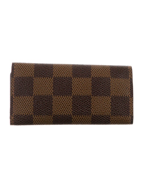 Louis Vuitton 2002 Damier Ebene Pattern Key Holder